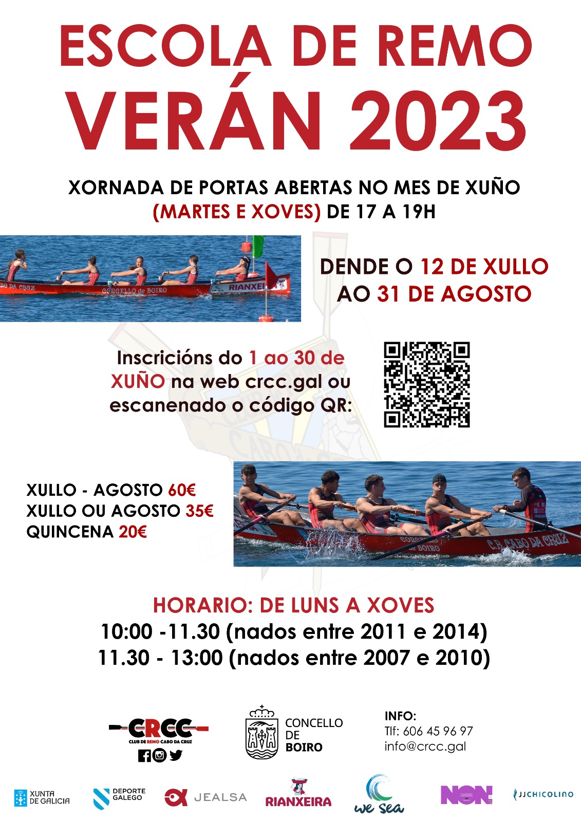 Escuela de Remo de Verano Club de Remo Cabo de Cruz