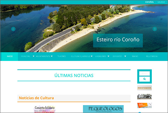 Web del Ayuntamiento de Boiro